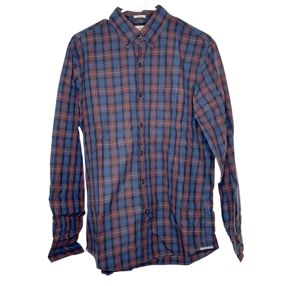 J. Crew Men’s 100% Cotton Casual Button Down Size M